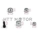 HTTMT MT247-001-CD Chrome Bolts Toppers Caps Compatible with 2007 2008 2009 2010 2011 2012 2013 Harley FLT FLH