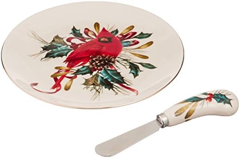 Lenox 863974 Winter Greetings Cheese Plate And Knife Set