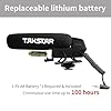 Takstar Shotgun Microphone for Camera, Super Cardioid Condenser External Microphone with 3.5mm Jack，Low Cut, Video Recording Mic for Vlog, YouTube, DSLR, Android, iOS, Streaming, Film #4