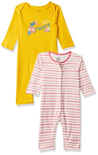 Image of miniklub Girls Pack of 2 Minnie Mouse Printed Rompers