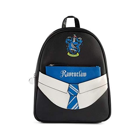 Harry Potter Ravenclaw Backpack Hogwarts House With Removable Pouch Kids School Bag (Blue Ravenclaw Backpack) Cover