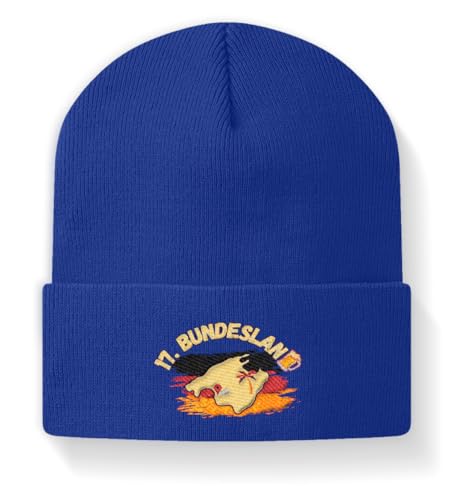 Casquette de baseball Malle Party avec visière courbée bleu roi M