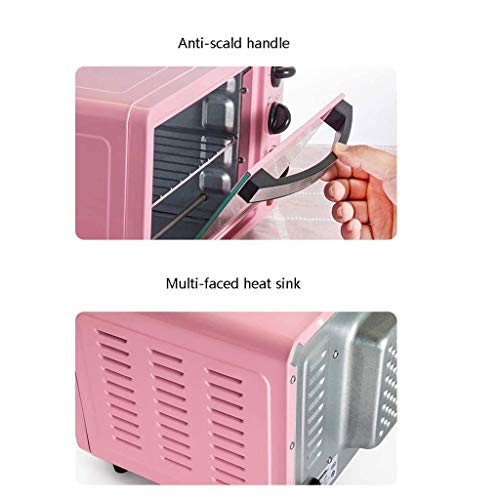 LYKYL Mini 14L Toaster, Multi- functie roestvrijstalen afwerking met Timer- Toast- Bake- Broil Instellingen, Natural… - Image 7
