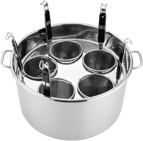 Casserole à pâtes en acier inoxydable avec passoire intégrée pour cuisine