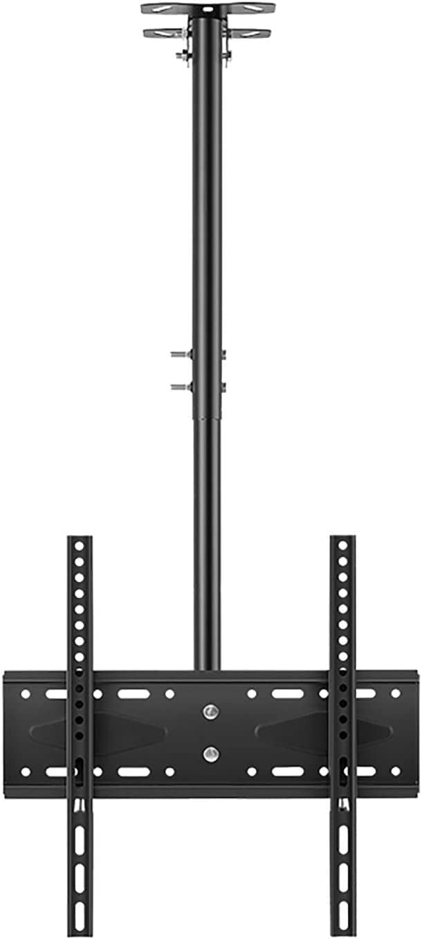 HPTHLY Ceiling Tv Mount Bracket For 26 55" Led Tvs Adjustable Tilt And Swivel 360° Rotation Black Tv Stand For Ceiling Installation,3M (1M)
