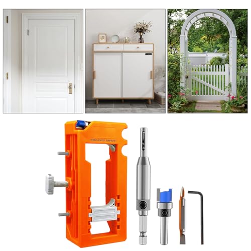 Modèle de défonceuse de charnière pour corriger les portes de garage - 5