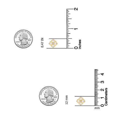Image of LeCalla 925 Sterling Silver BIS Hallmarked 18K Gold Plated Mother of Pearl Drop Stud Earrings for Women and Girls