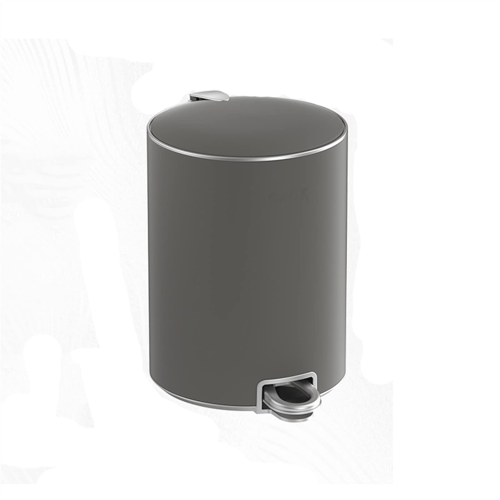 2WFYJNITP Kitchen Bin 8L/12L/15L Household Large Stainless Steel Trash Can Kitchen Bathroom Bedroom with Lid Garbage Can(Gris,12l)