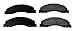 Monroe FX1328 ProSolution Semi-Metallic Brake Pad