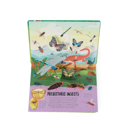 Image of Pop Up Insects Book for Kids: Bugs, Bees, Beetles, Butterflies & Discover The World of Insects | Interactive Learning | Nature's Mini Beasts | Educational Fun | Children's Nature Pop-Up Book