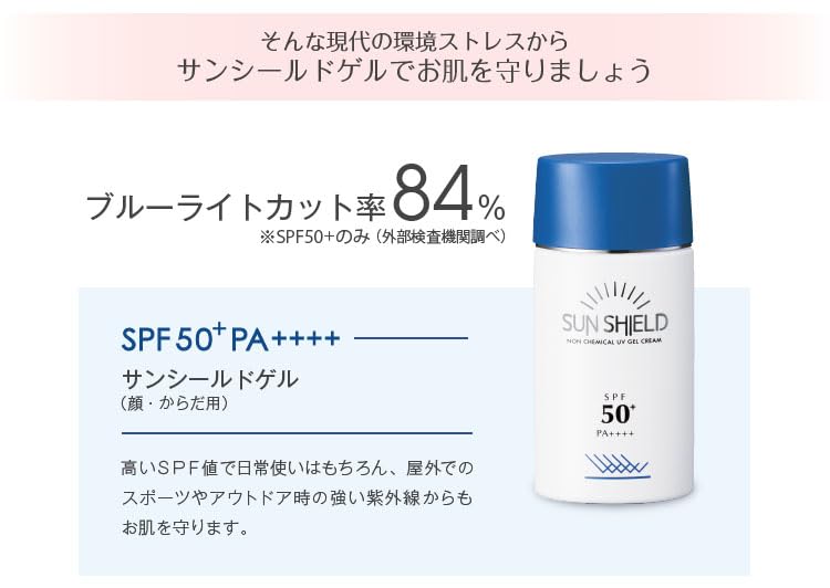 Amazon.co.jp: サンシールドゲル SPF50 55ml : ビューティー