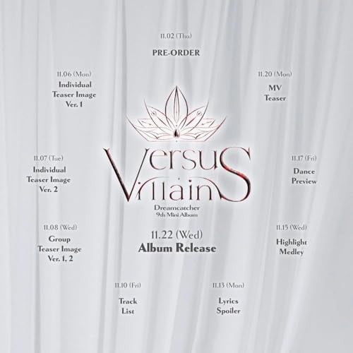 Dreamcatcher VillainS 9th Mini Album Standard E Version CD - 5