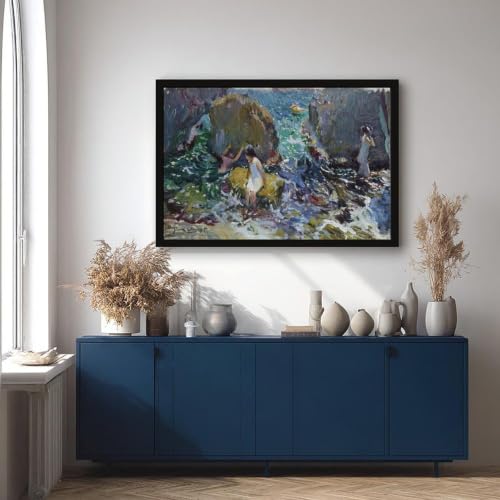 Reproduction Sorolla Children on The Shore sur toile - 4