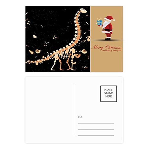 Cartes postales dinosaures Père Noël lot 20 correspondance enfant fêtes