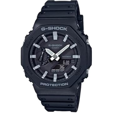 Relógio De Pulso Anadigi Ga-2100-1adr - G-shock Preto