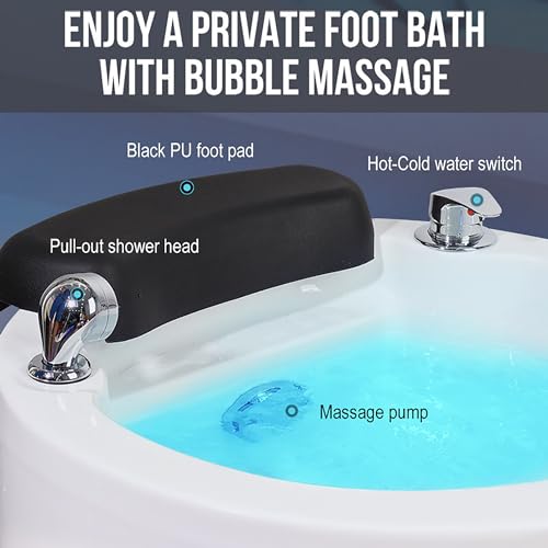 Masajeador Spa de Pies Acrílico con Luz LED miniatura 4