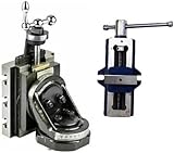 LATHE VERTICAL MILLING SLIDE SWIVEL BASE 4" X 5" WITH 2"50MM SELF CENTERING VICE with 88MM STEEL GRINDING VICE PRECISION TYPE WITH T-NUTS