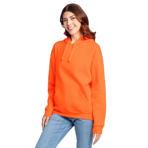 Image of Fruit of the Loom Men's Eversoft Fleece Pullover Hooded Sweatshirt, Moisture Wicking & Breathable
