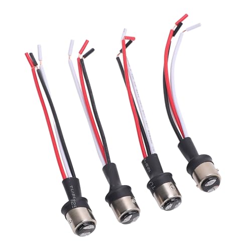 Conector tomado de la bombilla LED, 4PCS 4PCS LED SULBE PLIG de Cable de Cableado para el Faro del Coche Torneo Turn Señal (1156) (1157)