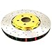 DBA (52218BLKXS) 5000 Series Drilled and Slotted Disc Brake Rotor, Front