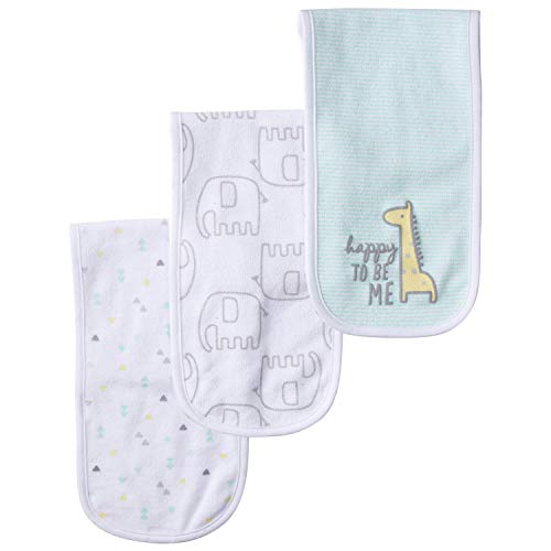 Gerber Baby 3-Pack Terry Burp Cloth, Elephant Dream, One Size