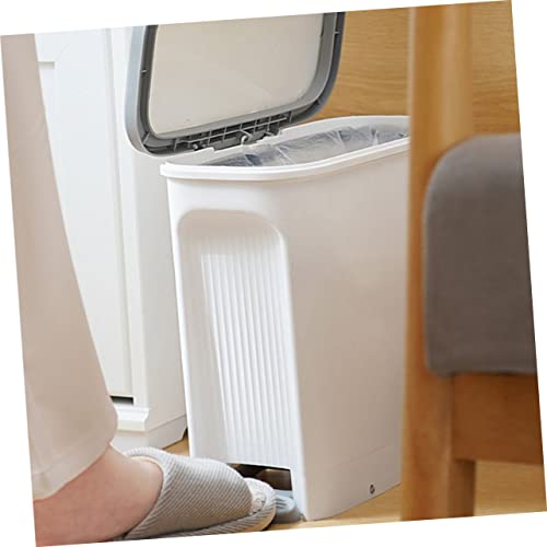 Bote de basura Sosoport con tapa para cocina y baño miniatura 6