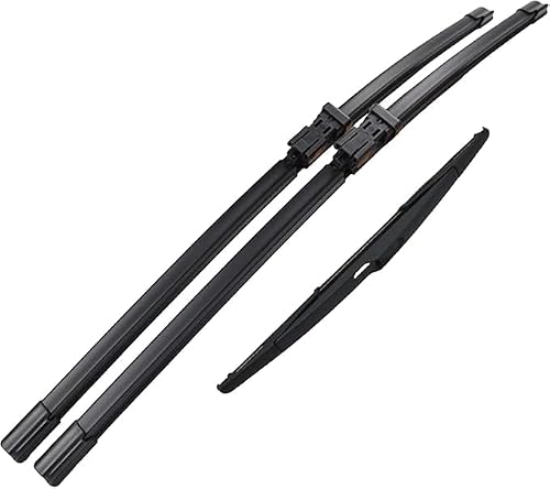 michengxxx Wiper Blade Set for Volvo XC60 2012-2017, Aerodynamic All-Climate Front and Rear Windshield Replacement