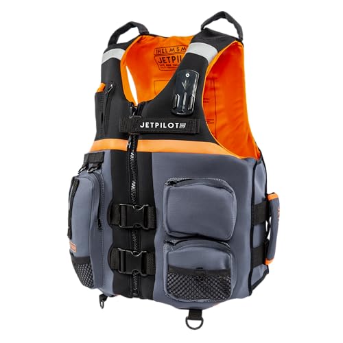 Jet Pilot L.R.E Helmsman Neoprene CGA Vest - Black/Orange - S/M