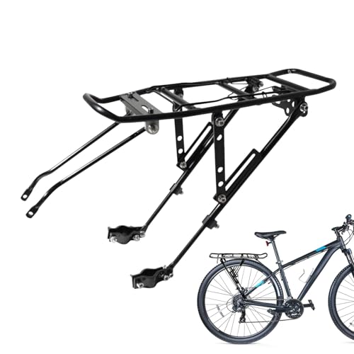 Rack de bicicleta trasero quick release para solucionar la falta de espacio en ruta 6