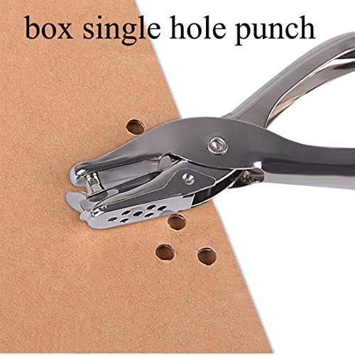 Paper Puncher Single Hole Punch Metal Circle Punches Hand Craft Sheet Scrapbooking Loose Leaf Paper Punching 6mm for School Office Home Study - Image 5