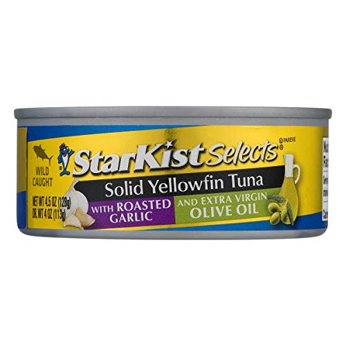 StarKist Selects E.V.O.O. Solid Yellowfin Tuna with Roasted Garlic and Extra Virgin Olive