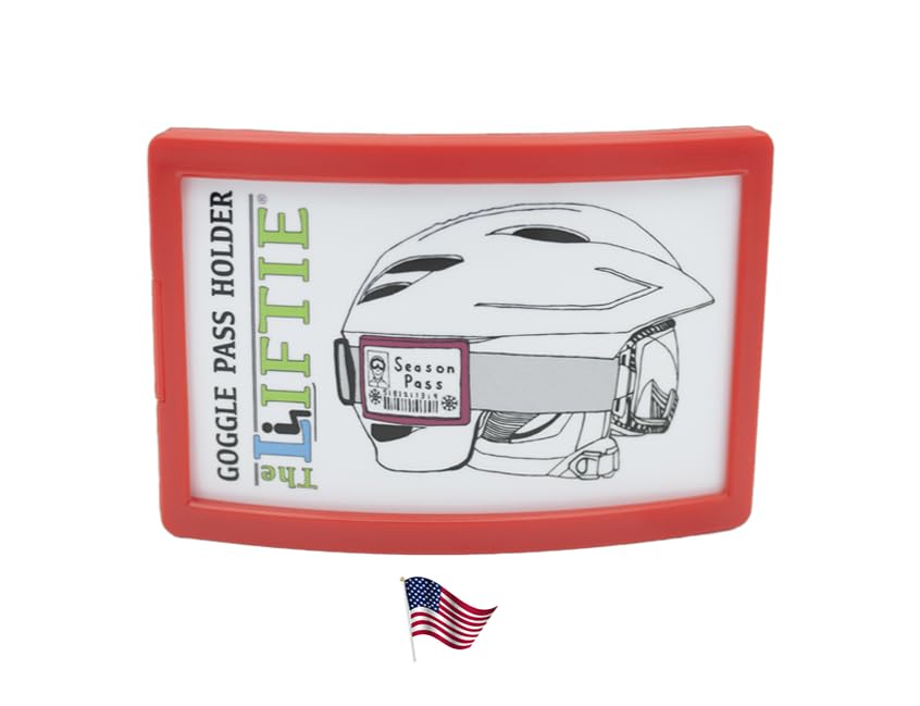 The Liftie Ski Pass Holder (Red 1 Pack)
