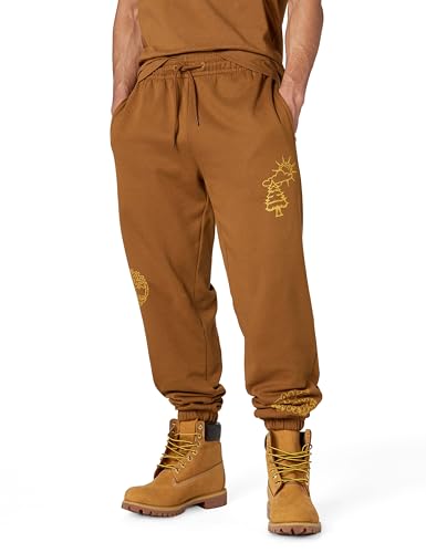 Timberland Men's All Day Outside Sweatpant, Dark Wheat Boot, X-Large
