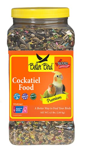 Better Bird Premium Cockatiel Food 4.5 lb Jar
