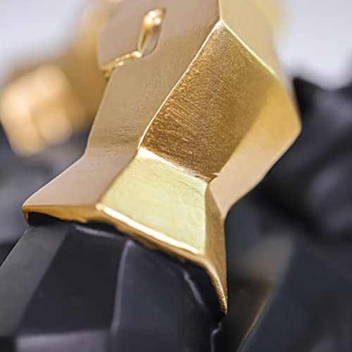 Artlovin Creative Boxing King Kong Sculptures Fashion Gorilla Animal Character Figurines Orangutan 25Cm Home Living Room Decoration Gifts (Gold) #TOP6