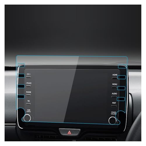 Film protection verre trempé Toyota Yaris Cross haute transparence pour écran console centrale