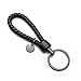 Schlüsselanhänger Schlüsselring Handgemachte Geflochtene Leder Seil Schlüsselbund Handgelenk Seil Paar Schlüsselkette Schlüsselring Schlüsselhalter Autoschlüssel Zubehör-Black_Black_Keyring