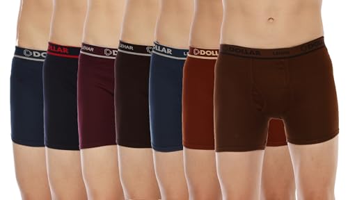 Image of Dollar Lehar Mens Combed Cotton Trunk - Actual Colour May Vary