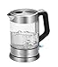 Produktbild ProfiCook® Glas Wasserkocher | Wasserkocher mit 1,5 Liter | Wasserkocher Glas mit kabelloser Technik | Wasserkocher Edelstahl mit automatischer Abschaltung | Kettle mit 2000W | PC-WKS 1107 G