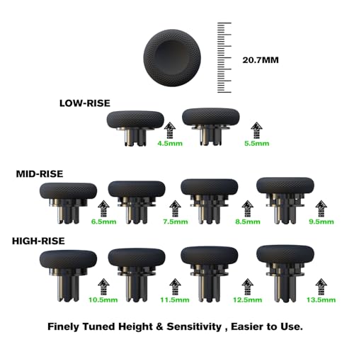EXknight Adjustable Sticks for DualSense Edge
