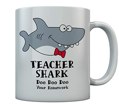 Taza - Taza Para Profes, Detalles para Profesores - Teacher Shark Doo...