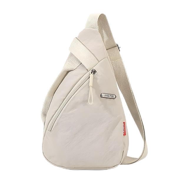 k2c Nylon Sling Bag for Men & Women | Lightweight Crossbody Chest Bag Handbag | Anti-Theft Back Pocket | Compact Everyday Carry Travel Shoulder Organizer | Casual | Water-Resistant-picture-40