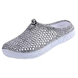 Womens Garden Clogs Shoes Comfortable Slip on Lightweight Summer Sandals Lady Rubber Mules Anti Slip