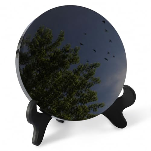 Black Obsidian Scrying Mirror with Stand Divination Gift (2.4L x 2.4W)