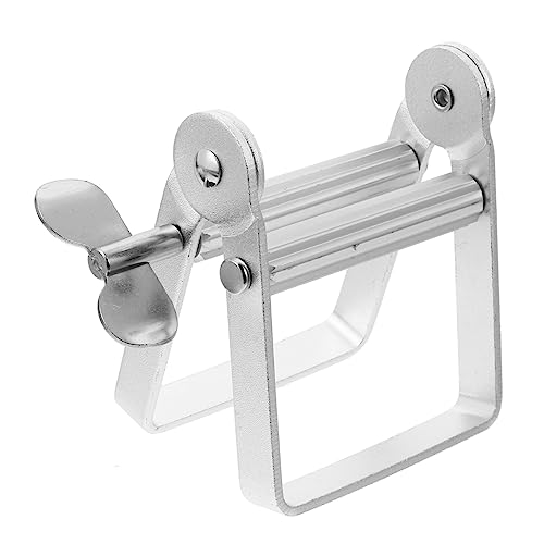 Cabilock Hair Dye Squeezer Aluminiumlegierung Effizienter Tubenquetscher Für Zahnpasta Lotion Und Haarfärbemittel Badzubehör Silber Für Täglichen Gebrauch