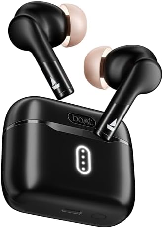boAt Airdopes 141 Gen 2, 4 Mics ENx Tech, 48 Hrs Playback, Fast Charge, Low Latency, IPX4, v5.4 Bluetooth Earbuds, TWS Ear Buds Wireless Earphones with mic (Active Black)
