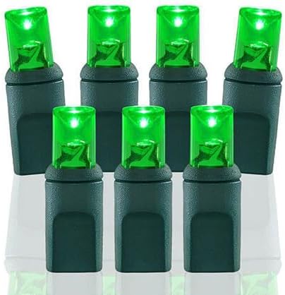 Miniatura 1 de Luces LED profesionales de Navidad, 100 bombillas, 33 pies, grado profesional, para interiores y exteriores, 0.197 in, gran angular, cuerdas de luz