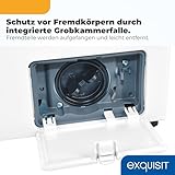 Exquisit Waschmaschine | 7 kg Nennkapazität, Energieeffizienzklasse A, 1400 U/Min, 76 dB(A) | kompakte Bauform, 12 Programme, Eco 40-60, Kurzprogramm, Startzeitverzögerung | WA57014-020A weiss