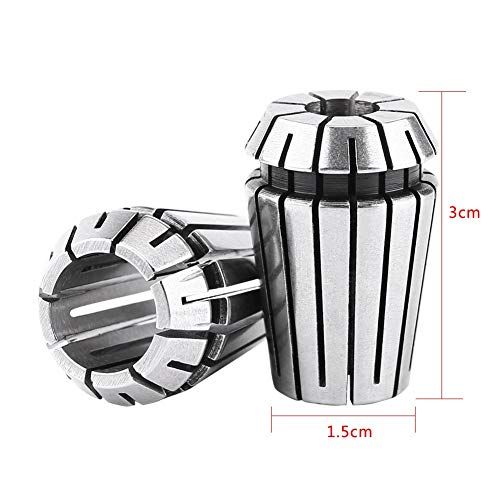 10Pcs/Set Er20 Spring Steel Collet Set For Cnc Workholding Engraving Milling Lathe Tool 3Mm, 1/8"/4Mm/5Mm/6Mm, 1/4", 8Mm, 10Mm, 12Mm, 1/2" #TOP1