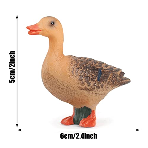 TOBOYO Geflügel Huhn Ente Gans Figur 3-teiliges Set Bauernhoftier Modell Früherziehung Pädagogisches Spielzeug Tier… – Bild 4